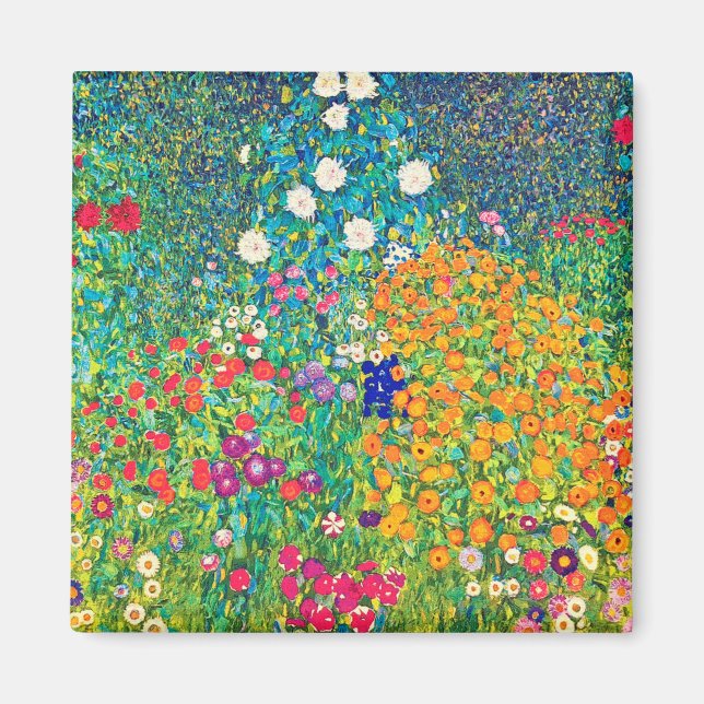 Blomsterträdgård, Gustav Klimt Magnet (Framsidan)