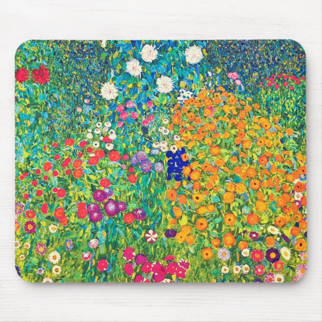Blomsterträdgård Gustav Klimt Musmatta (Framsidan)