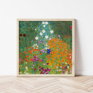 blomsterträdgård | Gustav Klimt Poster