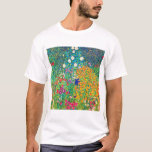 Blomsterträdgård Gustav Klimt T Shirt<br><div class="desc">Gustav Klimt (14 juli, 1862 - 6 februari 1918) var en österrikisk symbolmålare och en av de mest framstående medlemmarna i Wien Secession-rörelsen. Klimt noteras för målningar, murar, skisser och andra föremål d'art. Förutom hans verk, som innefattar anklagelser och porträtt, målade han upp landskap. Klimt var bland konstnärer från Wienutträdet...</div>
