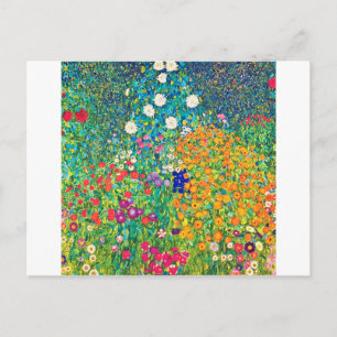 Blomsterträdgård Gustav Klimt Vykort