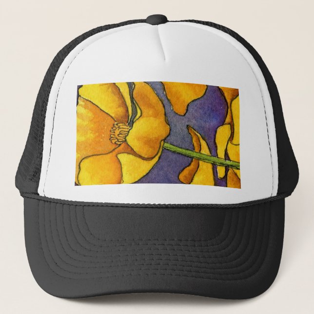 Blomsterträdgård Hat Truckerkeps (Framsida)