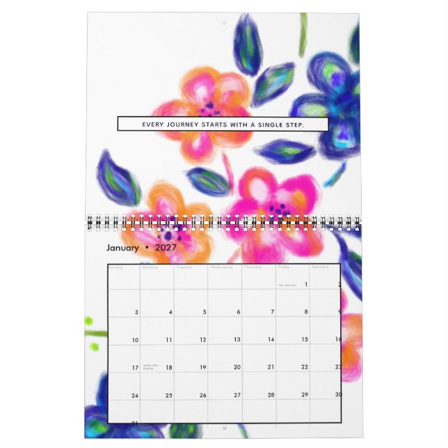 blomsterträdgård kalender (Jan 2027)