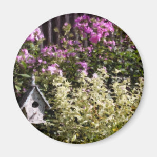 Blomsterträdgård Klistra in målningsmagnet Magnet