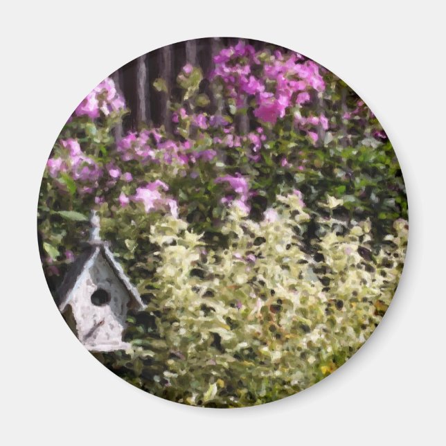 Blomsterträdgård Klistra in målningsmagnet Magnet (Framsidan)