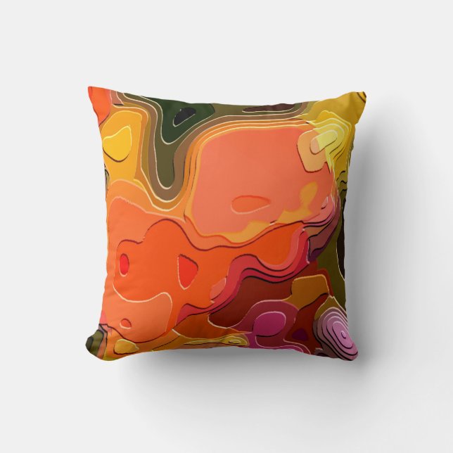 BLOMSTERTRÄDGÅRD KUDDE (Framsida)