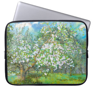 Blomsterträdgård Laptop Sleeve