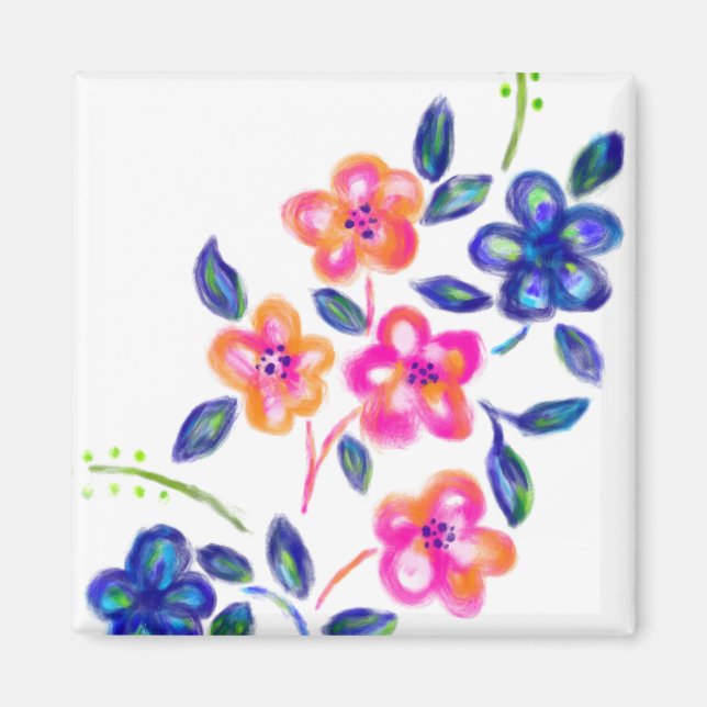 Blomsterträdgård Magnet (Framsidan)