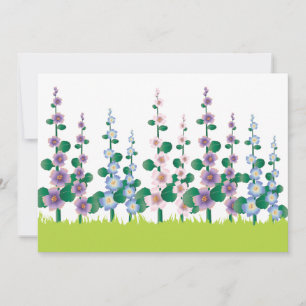 Blomsterträdgård mors dag inbjudan