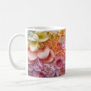 Blomsterträdgård mugg