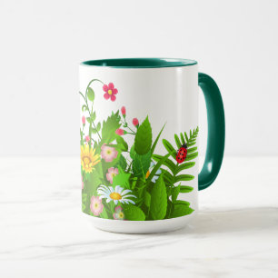 Blomsterträdgård Mugg