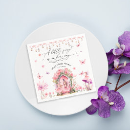 Blomsterträdgård Napkins för skogsbränder Pappersservett