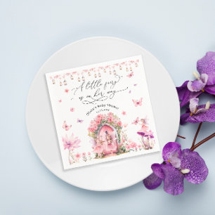 Blomsterträdgård Napkins för skogsbränder Pappersservett