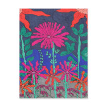 Blomsterträdgård Nattscen