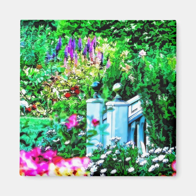 Blomsterträdgård Paradise Magnet (Framsidan)