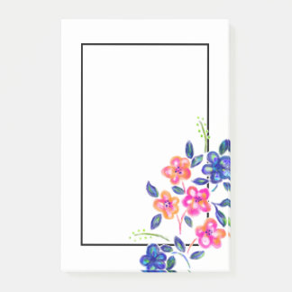 blomsterträdgård post-it block