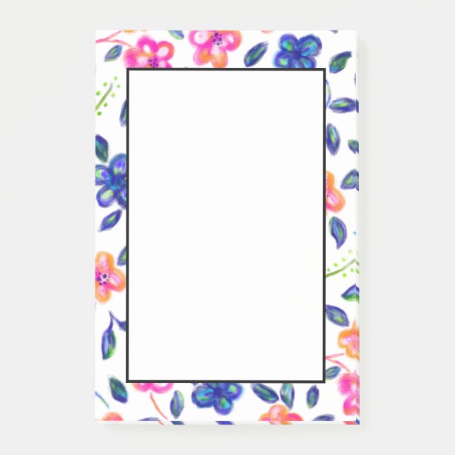 blomsterträdgård post-it block (Framsida)