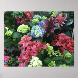 Blomsterträdgård Poster