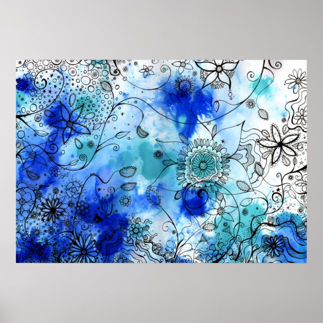 BLOMSTERTRÄDGÅRD - POSTER (Framsidan)