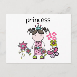Blomsterträdgård Princess Vykort