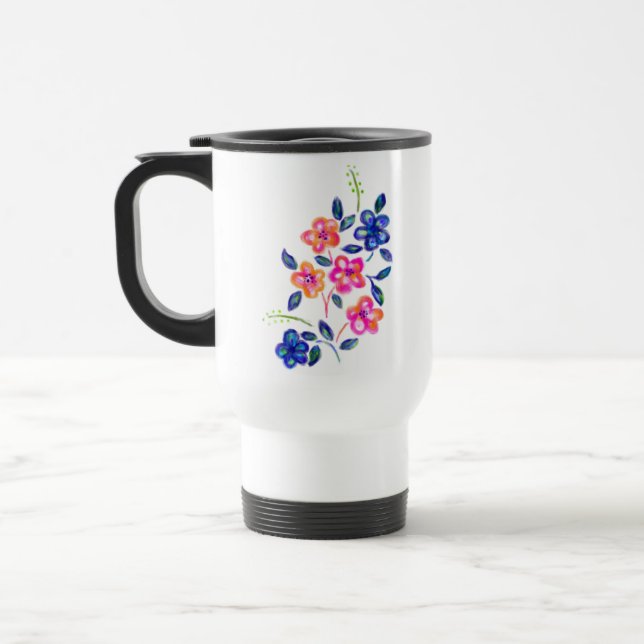 blomsterträdgård resemugg (Vänster)