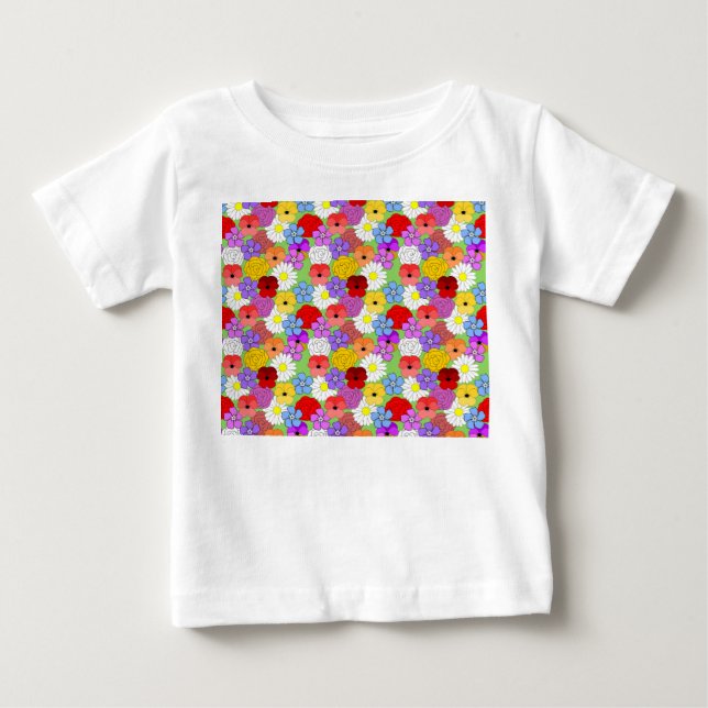 Blomsterträdgård T Shirt (Framsida)