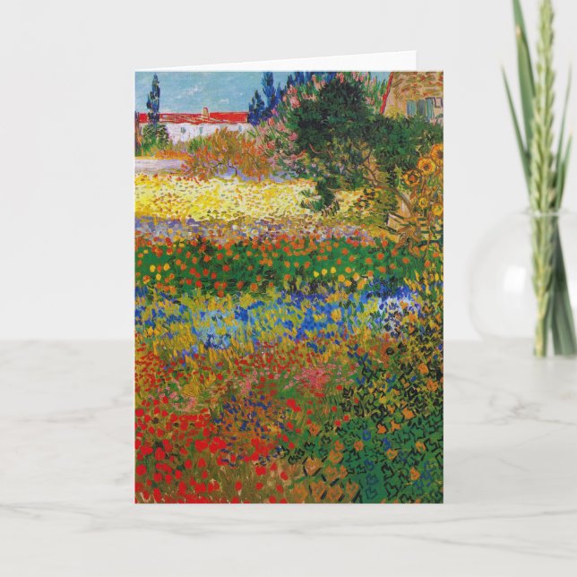 Blomsterträdgård, Van Gogh Kort (Framsida)