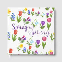 Blomsterträdgård Våren är här