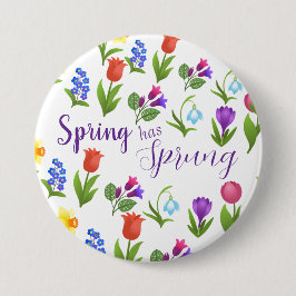 Blomsterträdgård Våren är här  Knapp