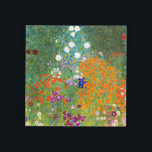 Blomsterträdgård vid Gustav Klimt vintageblommigt Bricka<br><div class="desc">Bauerngarten/för blomsterträdgården/för stugan målade trädgårds- vintagekonst i 1905 av den österrikiska symbolisten & art nouveaukonstnären Gustav Klimt (1862-1918).  Magasin för portion för anpassadekonstakryl.</div>