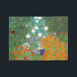 Blomsterträdgård vid Gustav Klimt vintageblommigt Fleecefilt<br><div class="desc">Bauerngarten/för blomsterträdgården/för stugan målade trädgårds- vintagekonst i 1905 av den österrikiska symbolisten & art nouveaukonstnären Gustav Klimt (1862-1918)</div>