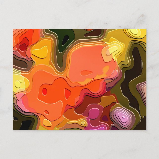 BLOMSTERTRÄDGÅRD VYKORT (Framsida)