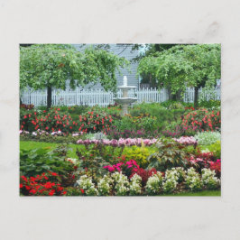 blomsterträdgård vykort