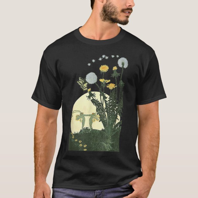 Blomsterträdgården Dance Måne T Shirt (Framsida)