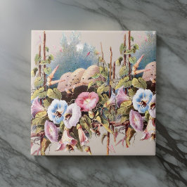 Blomsterträdgården Pastellkrita för vintage Honung Kakelplatta