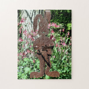 Blomsterträdgården Rusty Rabbit Columbine Pussel