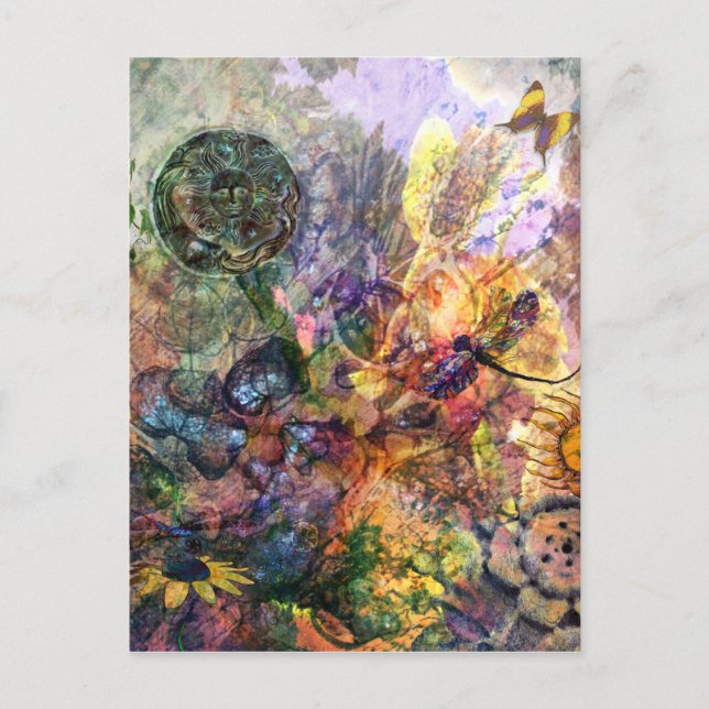 Blomsterträdgården Vykort (Framsida)