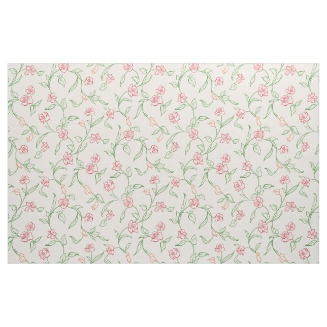 Blomsterträdgårdens Rosa Tyg (Yard)