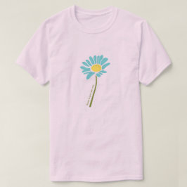 Blomstertröja – Blå Färger T Shirt