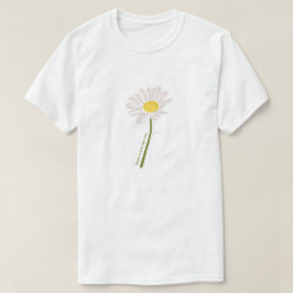 Blomstertröja – Vita Färger T Shirt