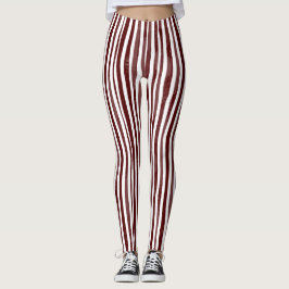 Blomstervita, vita, lodrät leggings