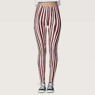 Blomstervita, vita, lodrät leggings