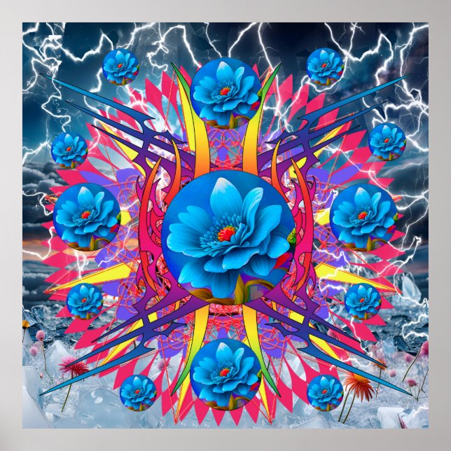 Blomstjärna Poster (Framsidan)