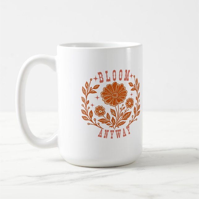 Blomstra ändå kaffemugg (Vänster)