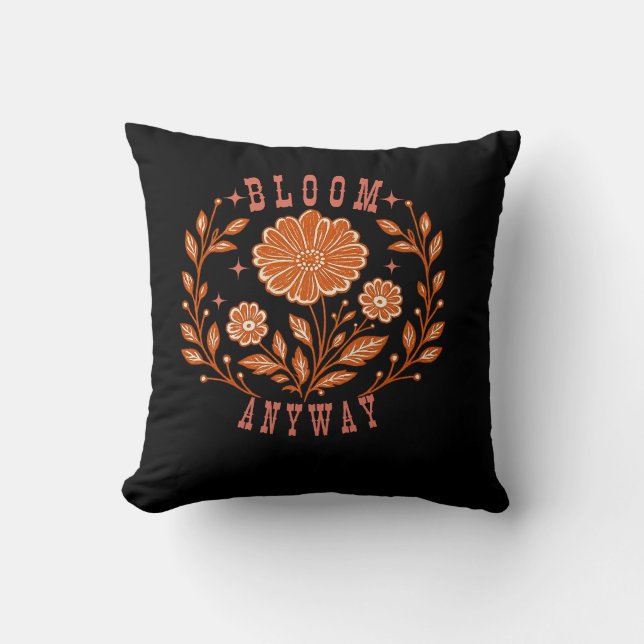 Blomstra ändå kudde (Framsida)