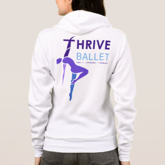 Blomstra balettvinandet upp hoodien t shirt