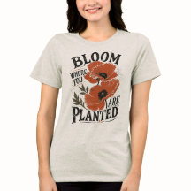 Blomstra Där Du Är Planterad Retro Floral