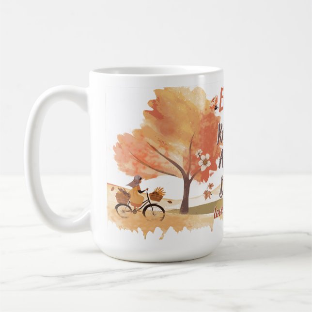 Blomstra Där Du Är Planterad | Tillbaka Till Skola Kaffemugg (Vänster)
