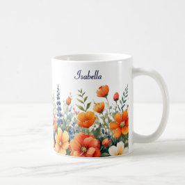 Blomstra Där Du Är Planterade Trädgårdsblommor Kaffemugg