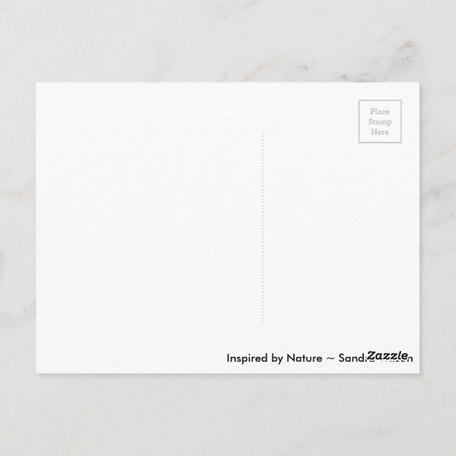 Blomstra drömmar vykort (Baksida)